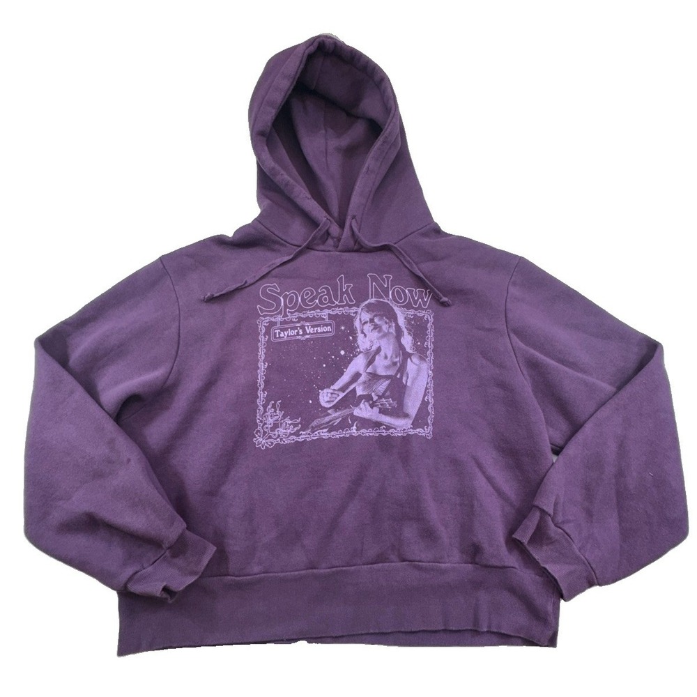 Taylor Swift Speak Now XL Hoodie Purple Taylors Version Official Merch